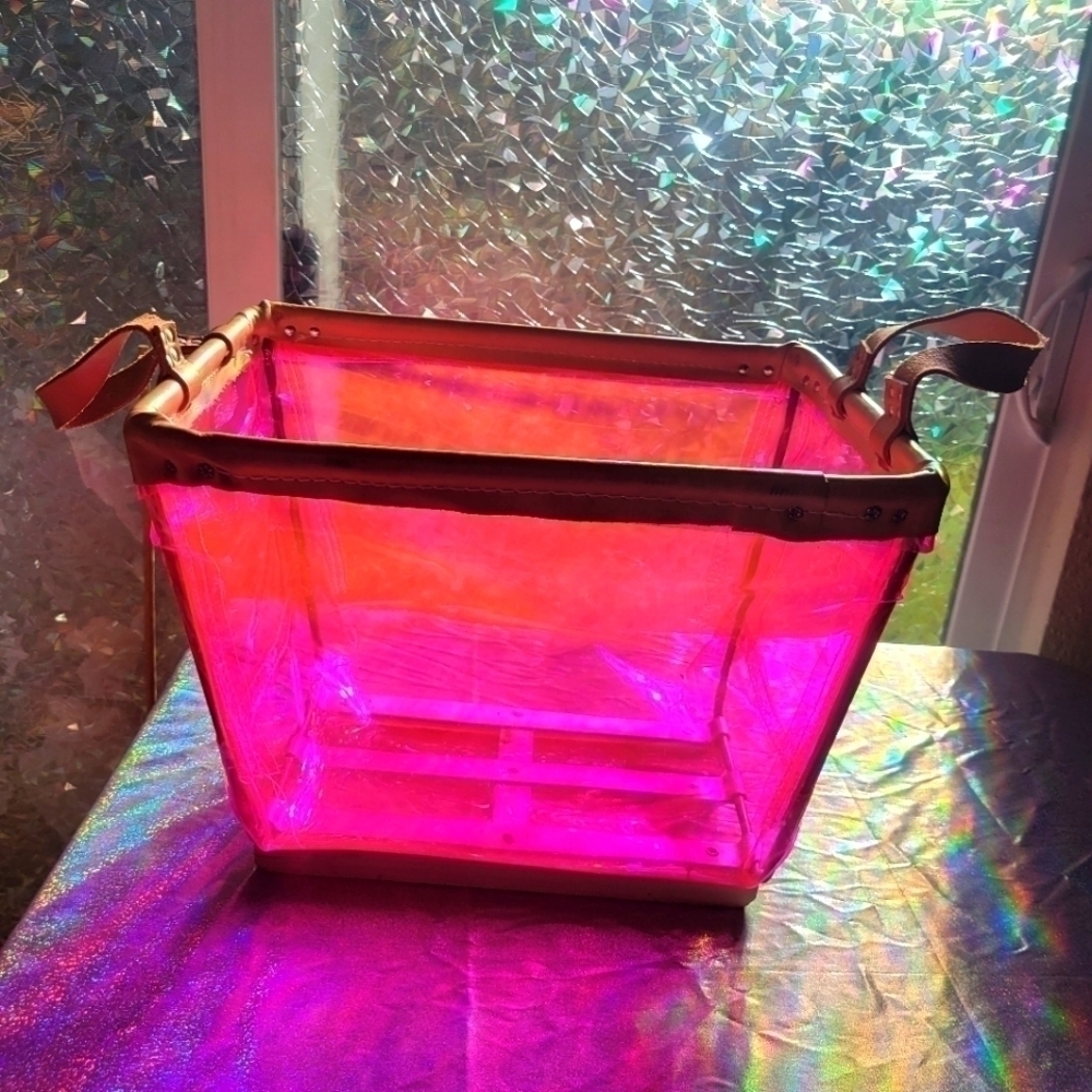 Rare! VS Pink Neon Display/ prop bins!